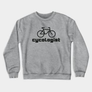 cycologist simple design illustration Crewneck Sweatshirt